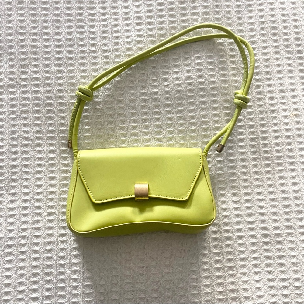 Vibrant Lime Mini Shoulder Bag